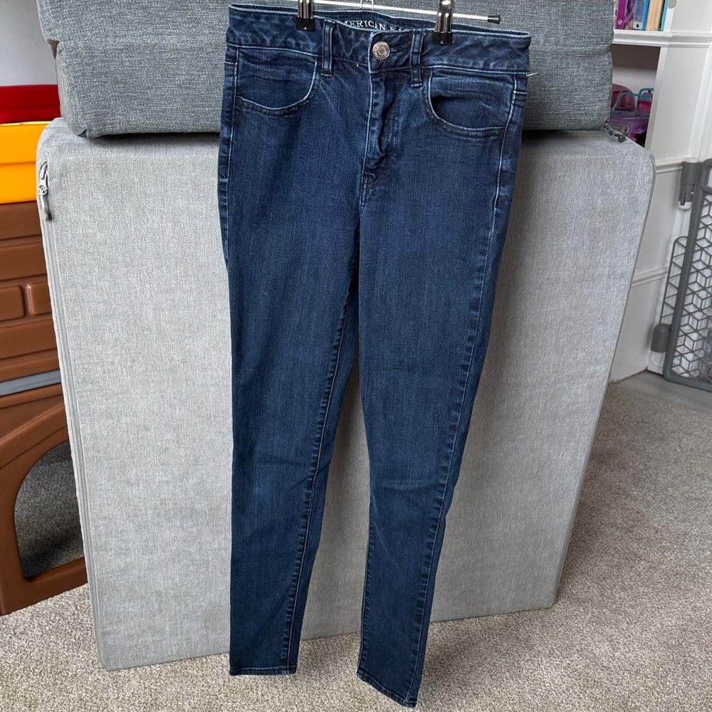 American Eagle Outfitters Dark Blue Skinny Jeans